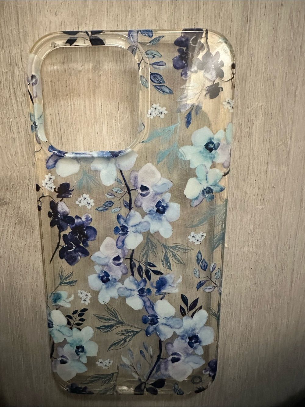 iPhone 14 Pro Max Floral Clear Phone Case